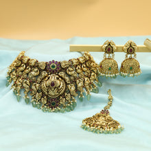 Choker Antique Necklace Set 19283-28