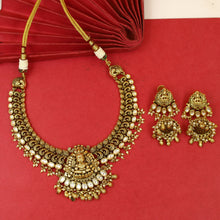 Round Neck Temple Necklace Set 19277-28