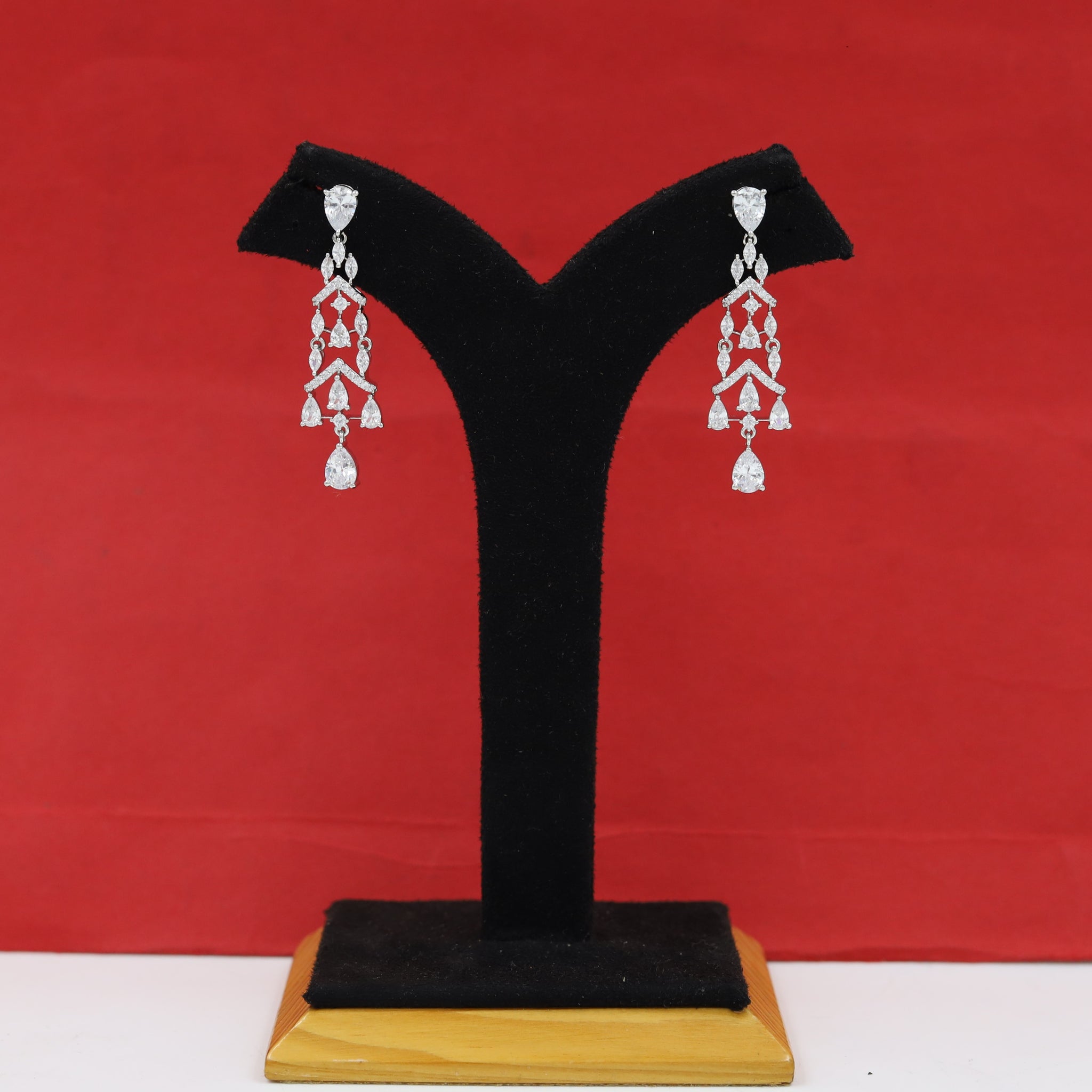 Light Zircon/AD Earring 16946-31