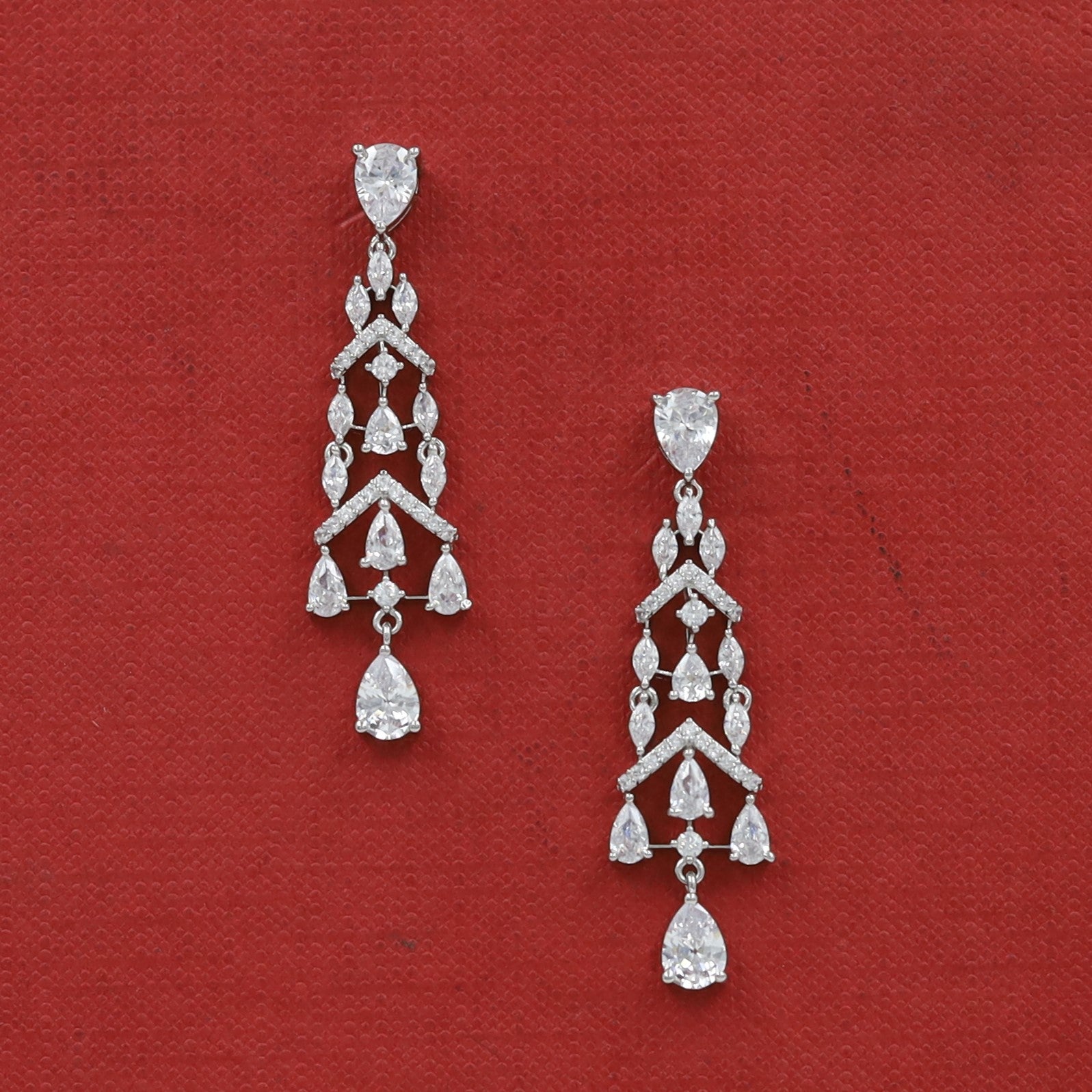 Light Zircon/AD Earring 16946-31