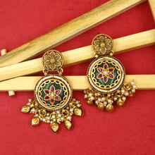 Round Neck Heritage Antique Necklace Set 19662-1