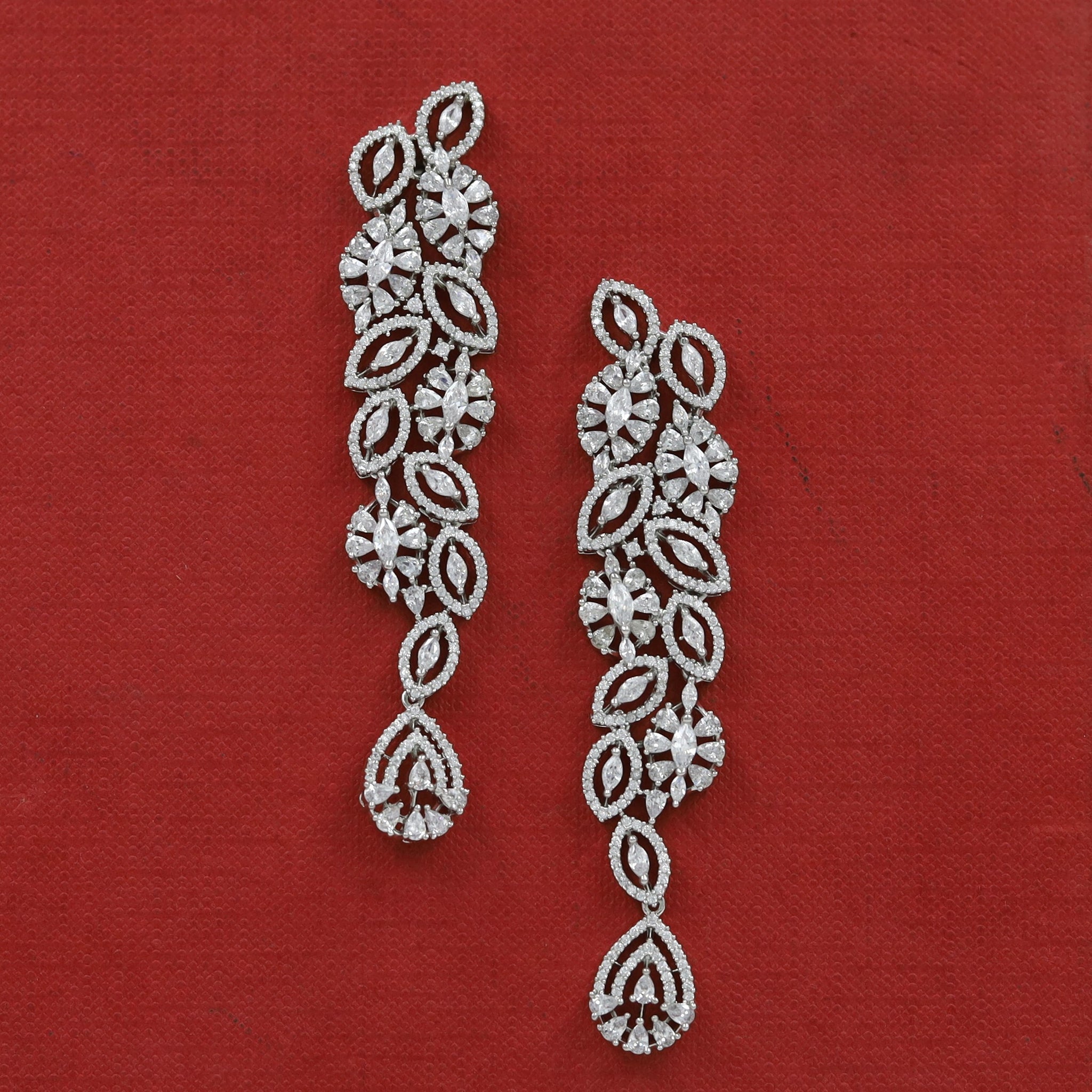 Danglers Zircon/AD Earring 16940-31