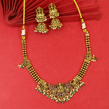 Round Neck Temple Necklace Set 19301-28