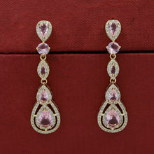 Danglers Zircon/AD Earring 10447-28