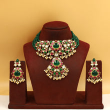 Sabya Inspired Choker Kundan Necklace Set 19766-87