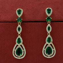Danglers Zircon/AD Earring 10447-28
