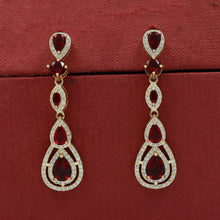 Danglers Zircon/AD Earring 10447-28
