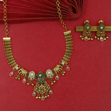 Round Neck Heritage Antique Necklace Set 19663-1