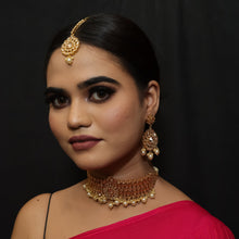 Gold Look Choker set 13553-0624