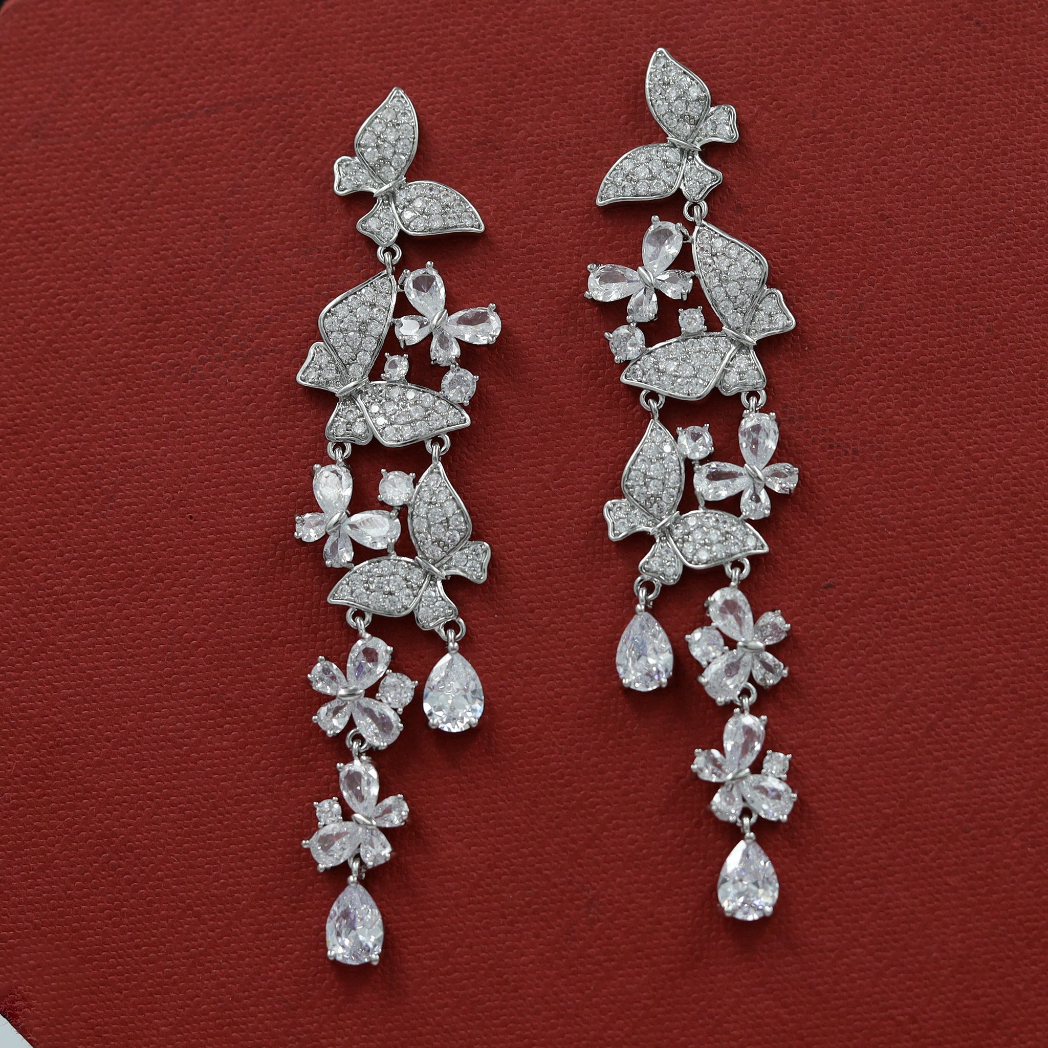 Danglers Zircon/AD Earring 11199-33