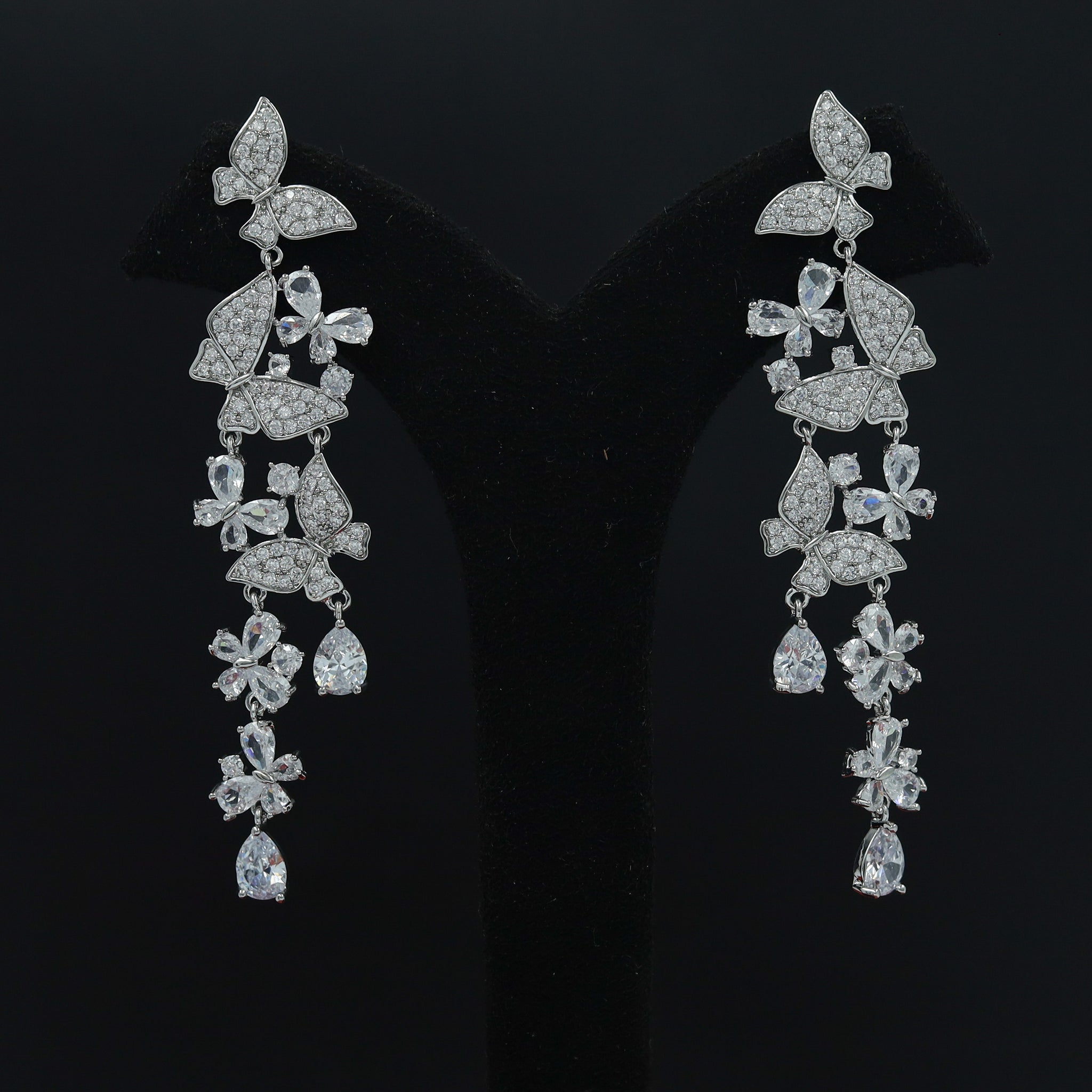 Danglers Zircon/AD Earring 11199-33