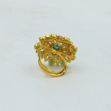 Cocktail Adjustable Polki Ring 1607-28