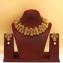 Round Neck Temple Necklace Set 8407-100