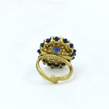 Mehandi Polish Blue Ring 15805-2952
