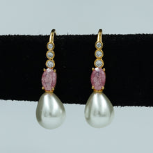Light Weight Zircon/AD Earring 9799-05