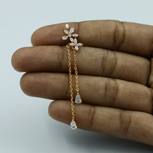 Light Weight Zircon/AD Earring 9804-05