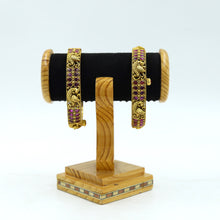 Antique Gold Finish Bangles/Kada 12065-28