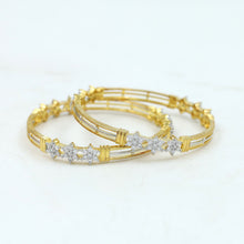 Pack of 2 Zircon/AD Bangles 3386-08