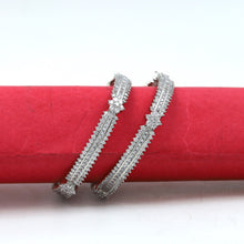 Pack of 2 Zircon/AD Bangles 3377-08