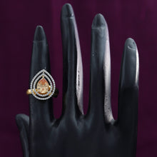 Adjustable Zircon/AD Ring 8955-100