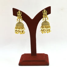 Long Neck Temple Necklace Set 19289-28