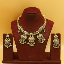 Round Neck Antique Necklace Set 19721-31