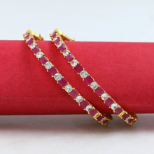 Pack of 2 Zircon/AD Bangles 3397-08