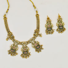 Round Neck Antique Necklace Set 19721-31