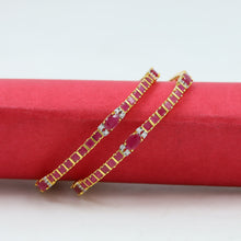 Pack of 2 Zircon/AD Bangles 3388-08