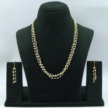 3 Line Pearl Necklace Set 17351-31
