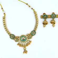 Round Neck Antique Necklace Set 19724-31