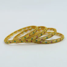 Ruby Green Bangles/Kada 15891-3038