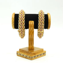 Antique Gold Finish Bangles/Kada 16015-31