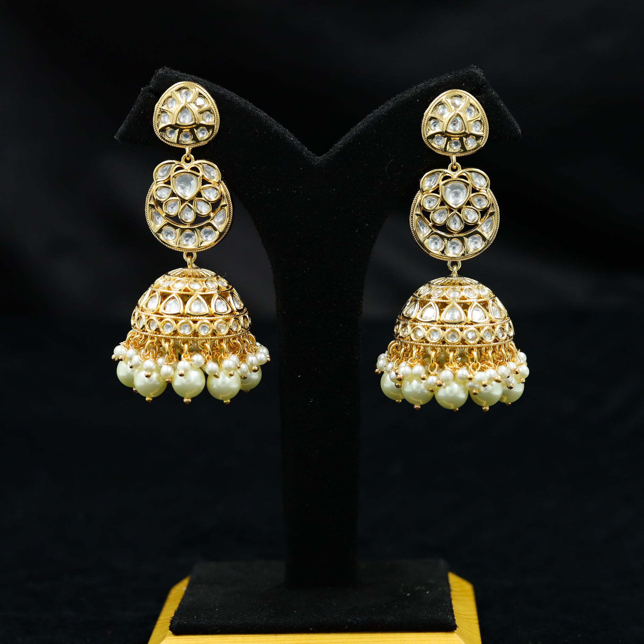 Jhumki Kundan Earring 12332-28