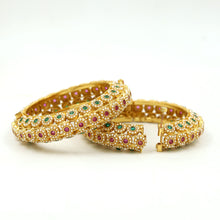 Antique Gold Finish Bangles/Kada 16015-31