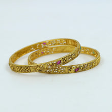 Ruby Green Bangles/Kada 1655-5720