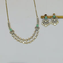 Round Neck Layered Kundan Necklace Set 19477-69