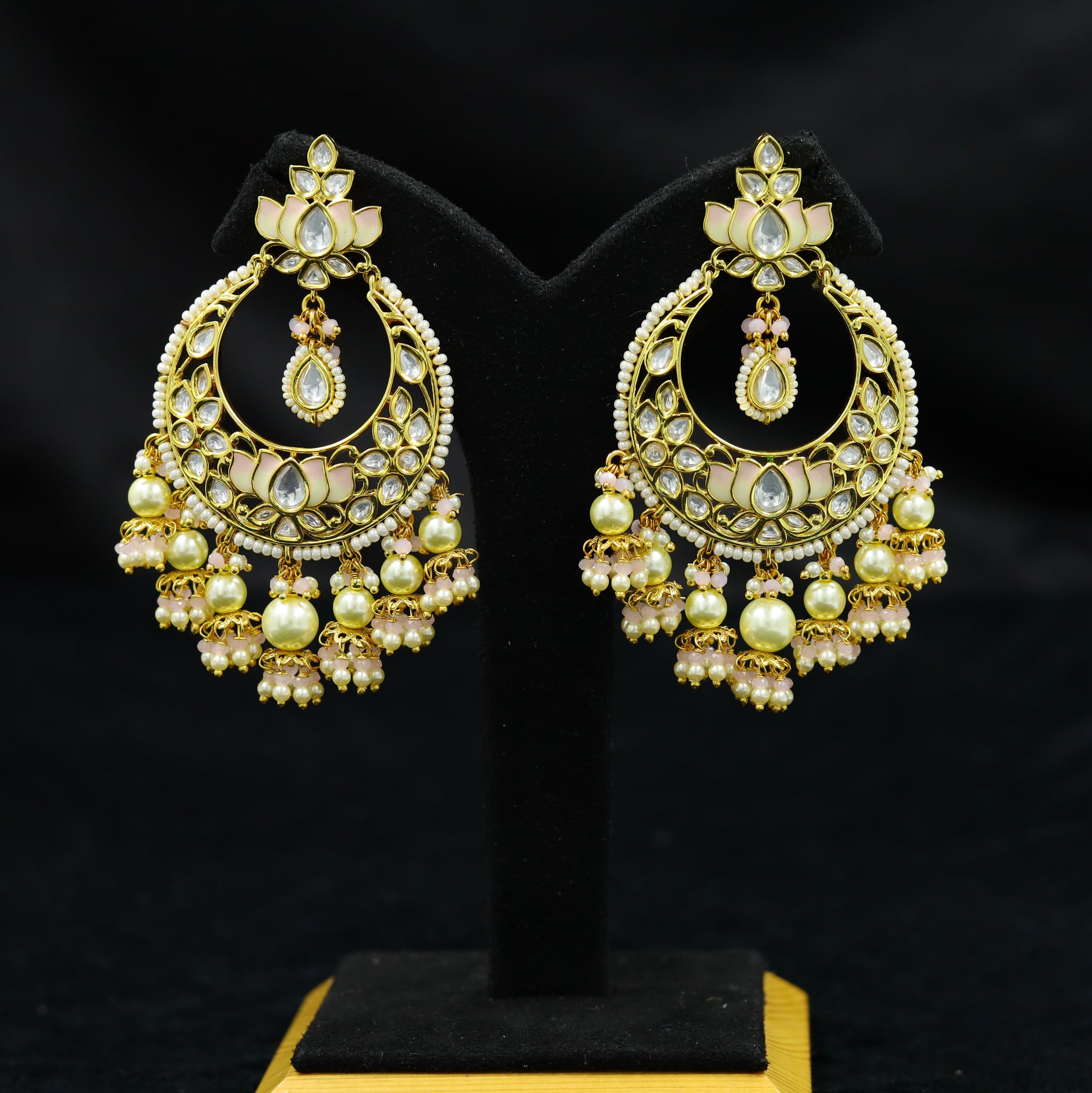 Chandbali Kundan Earring 12333-28