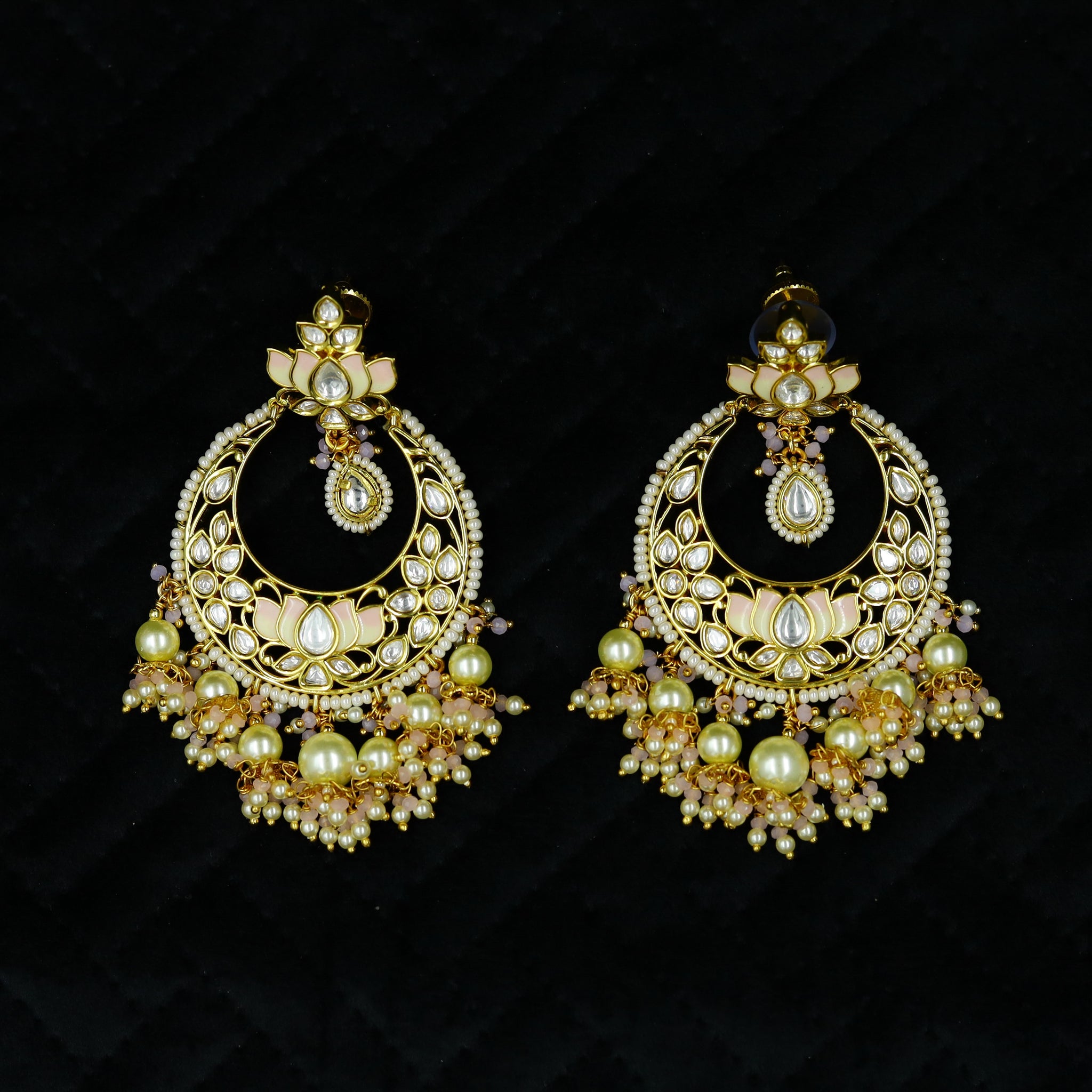Chandbali Kundan Earring 12333-28