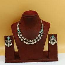 Round Neck Layered Kundan Necklace Set 19477-69