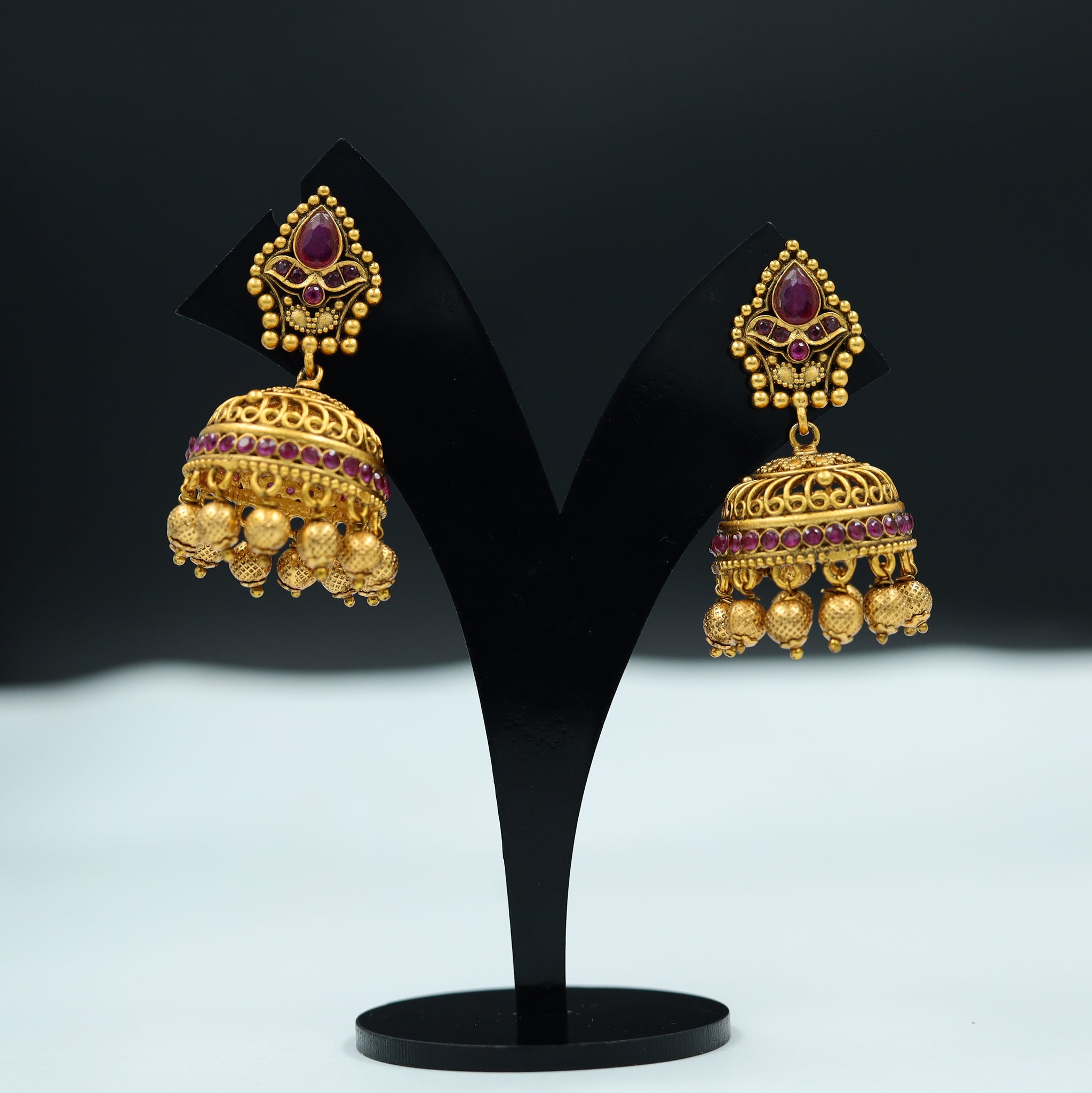 Jhumki Antique Earring 11452