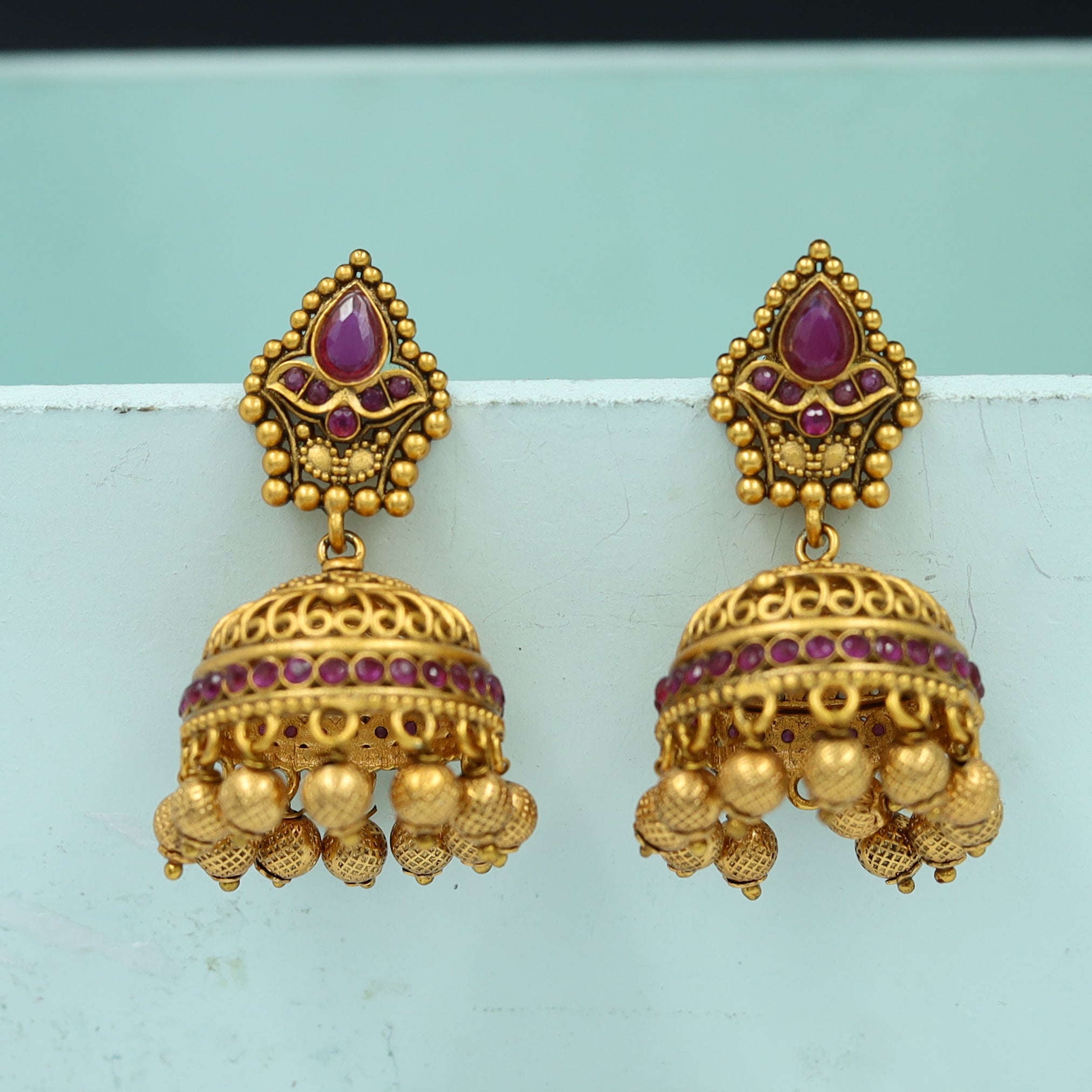 Jhumki Antique Earring 11452