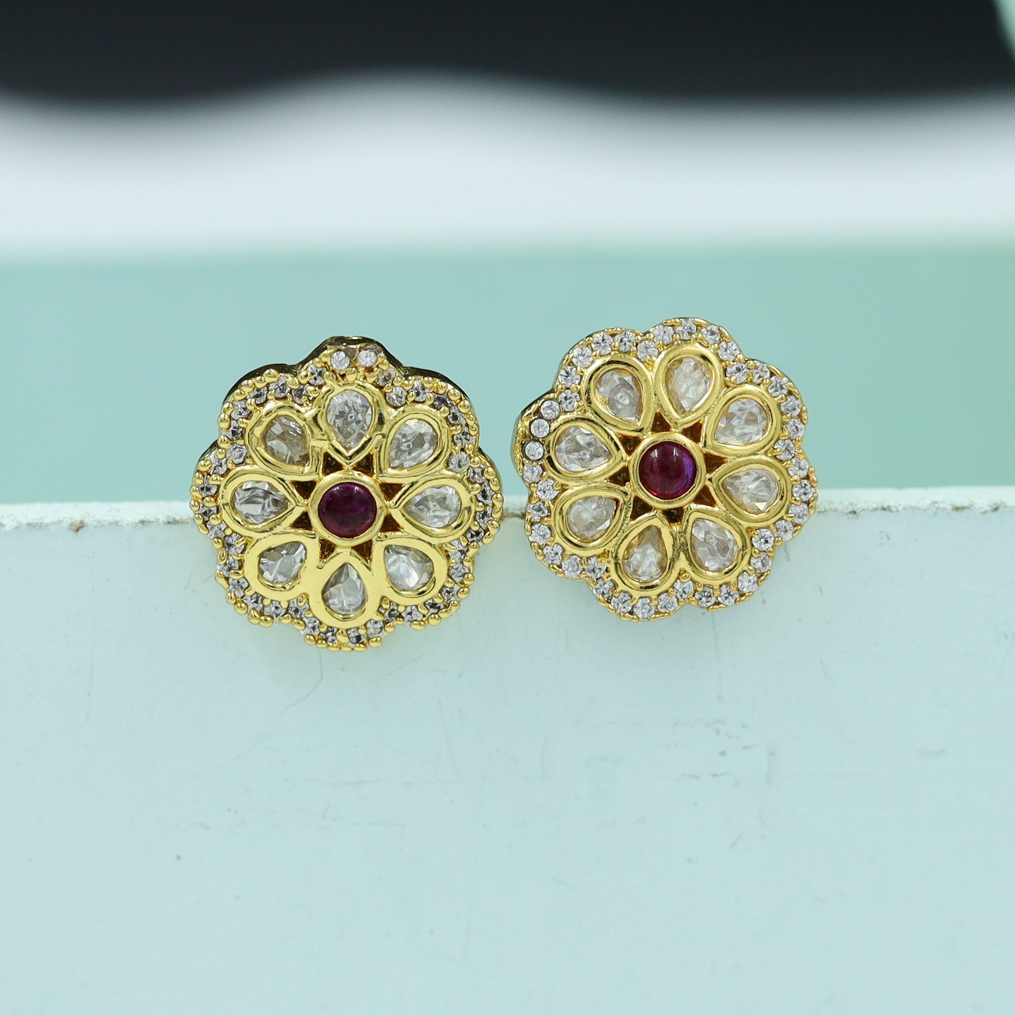 Tops/Studs Kundan Earring 11441