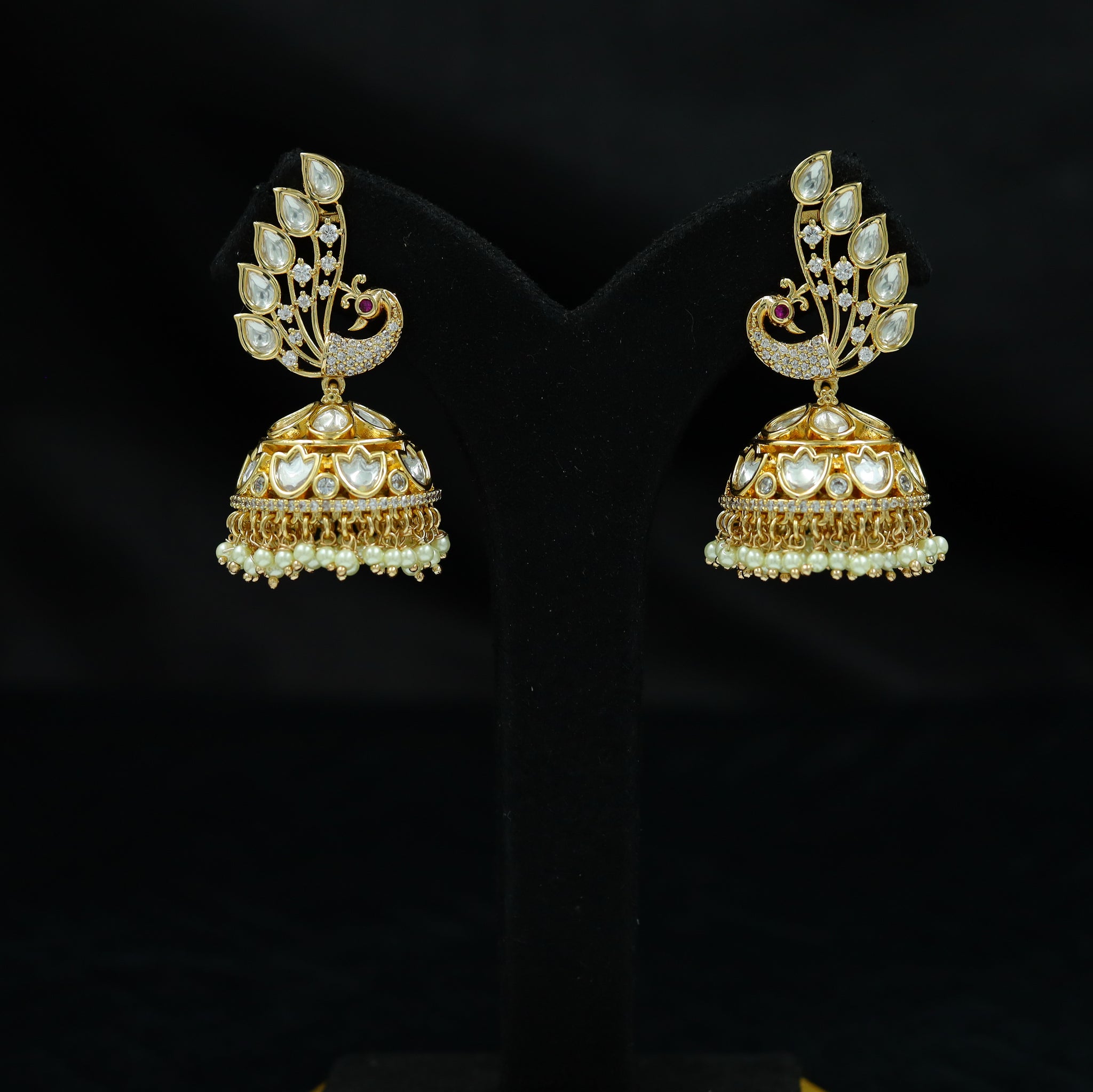 Jhumki Kundan Earring 12329-28
