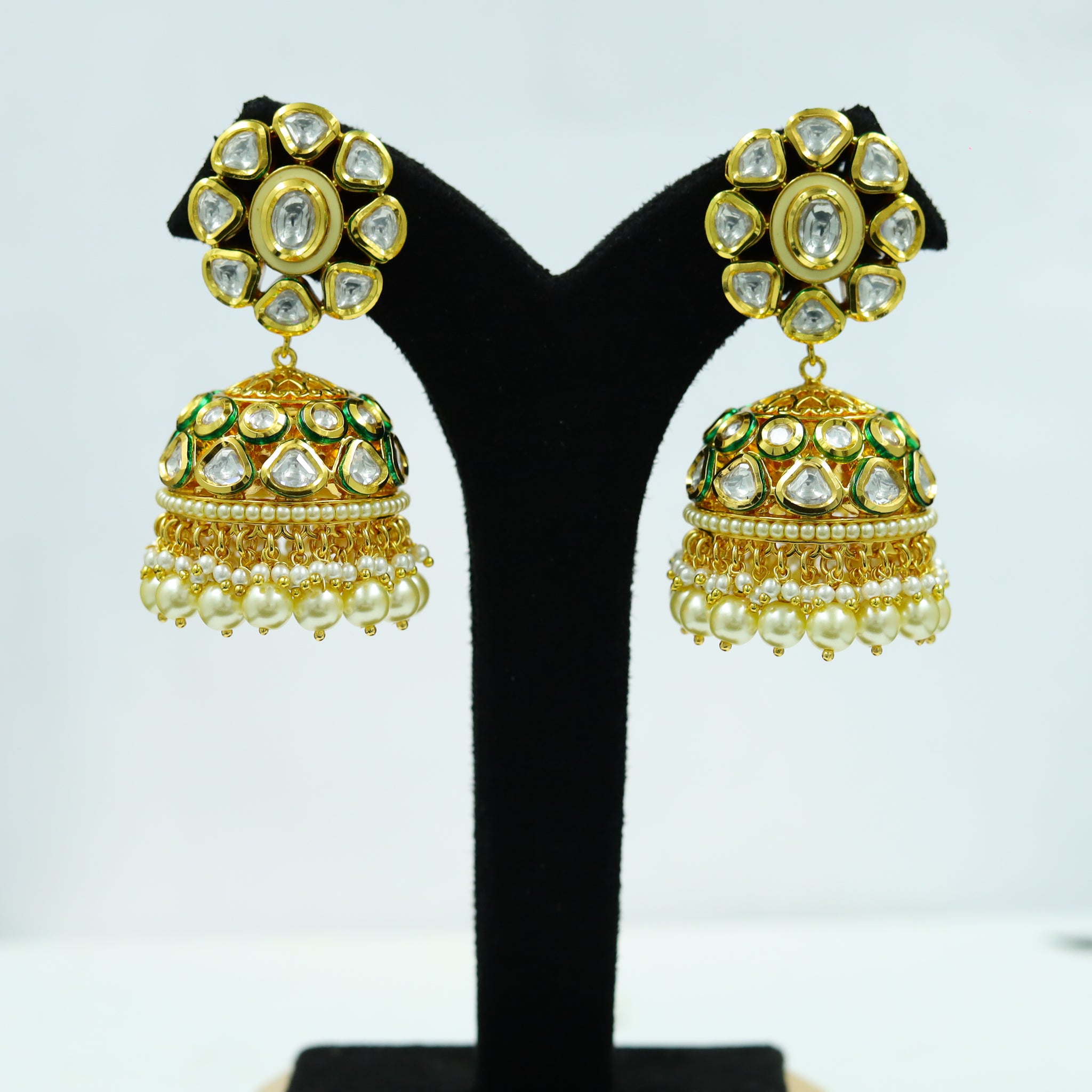 Jhumki Kundan Earring 12328-28