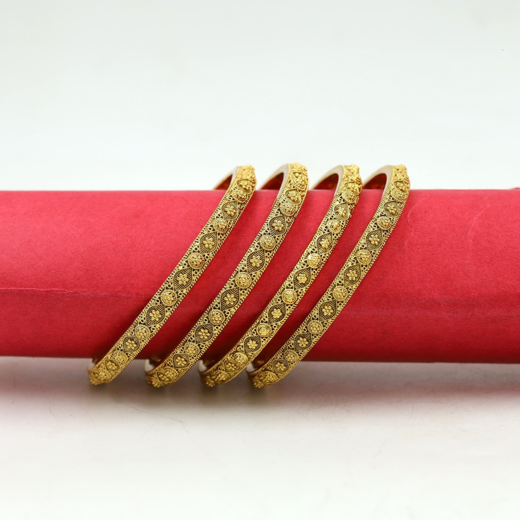 Gold Look Bangles/Kada 12055-28