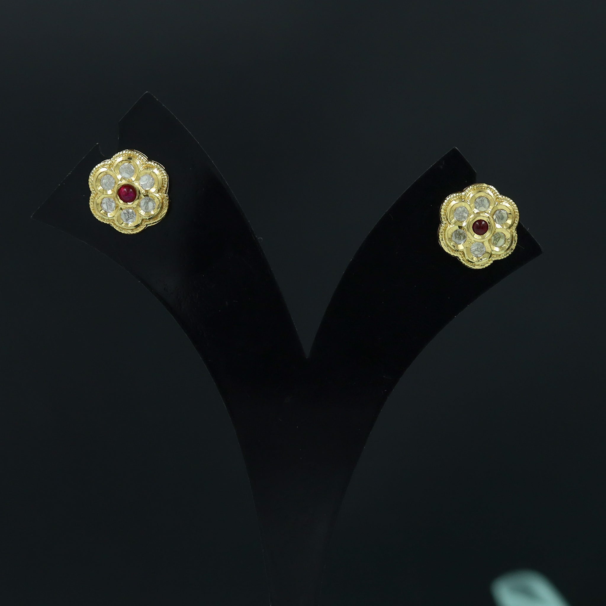 Tops/Studs Kundan Earring 11430