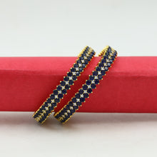 Designer Zircon/AD Bangles/Kada 11127-7076
