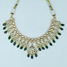 Kundan Meenakaree Necklace 12210-28