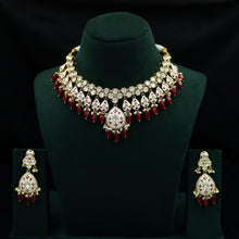 Kundan Meenakaree Necklace 12210-28